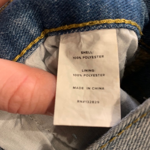 Heather Step Hem Denim Skirt - Picture 8 of 11